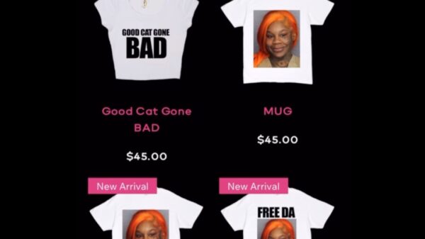 Sukihana sells new merch with her recent mugshot on it