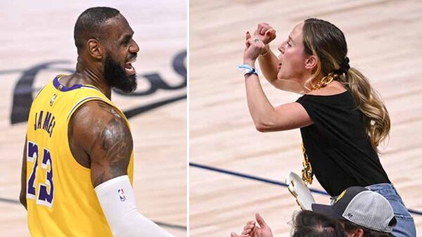 LeBron James mocks Nuggets fan before season-ending loss