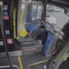 Passenger attacks Bus driver and crashes after bus driver refused to stop