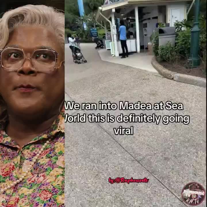 Man is Going Viral being on Point, for His Madea Impression At Sea World