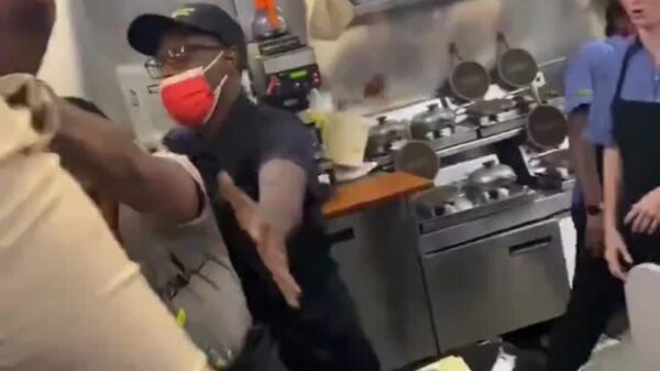 All hell broke loose at this Waffle House