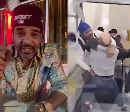 “I’m Alright, I Promise You” Jim Jones Speak Out After Getting Into A Brawl With Two Men On An Escalator At An Airport In FT. Lauderdale Florida