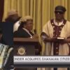 Stevie Wonder is officially a citizen of Ghana and is completing his move to the nation