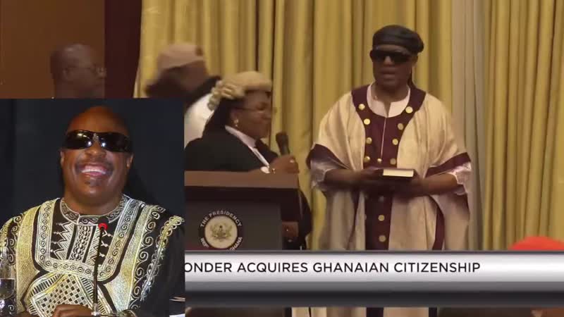 Stevie Wonder is officially a citizen of Ghana and is completing his move to the nation