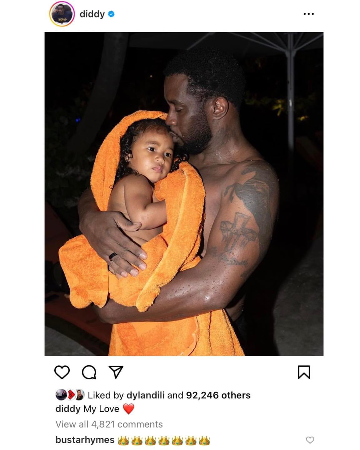 Diddy finally posted to Instagram