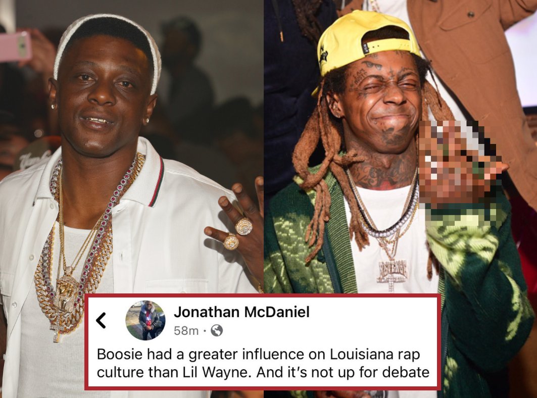 Fan says Boosie had more influence in Louisiana than Lil Wayne‼️👀