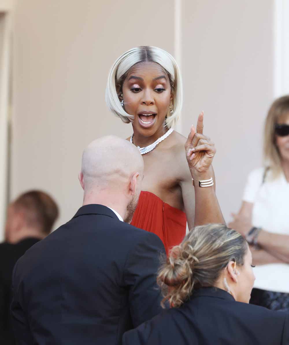 The real reason Kelly Rowland chastised a security guard at Cannes