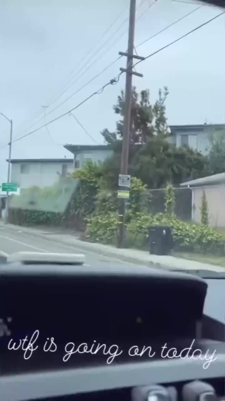 Los Angeles man streaks across traffic before getting smacked by a car in an apparent mental health episode