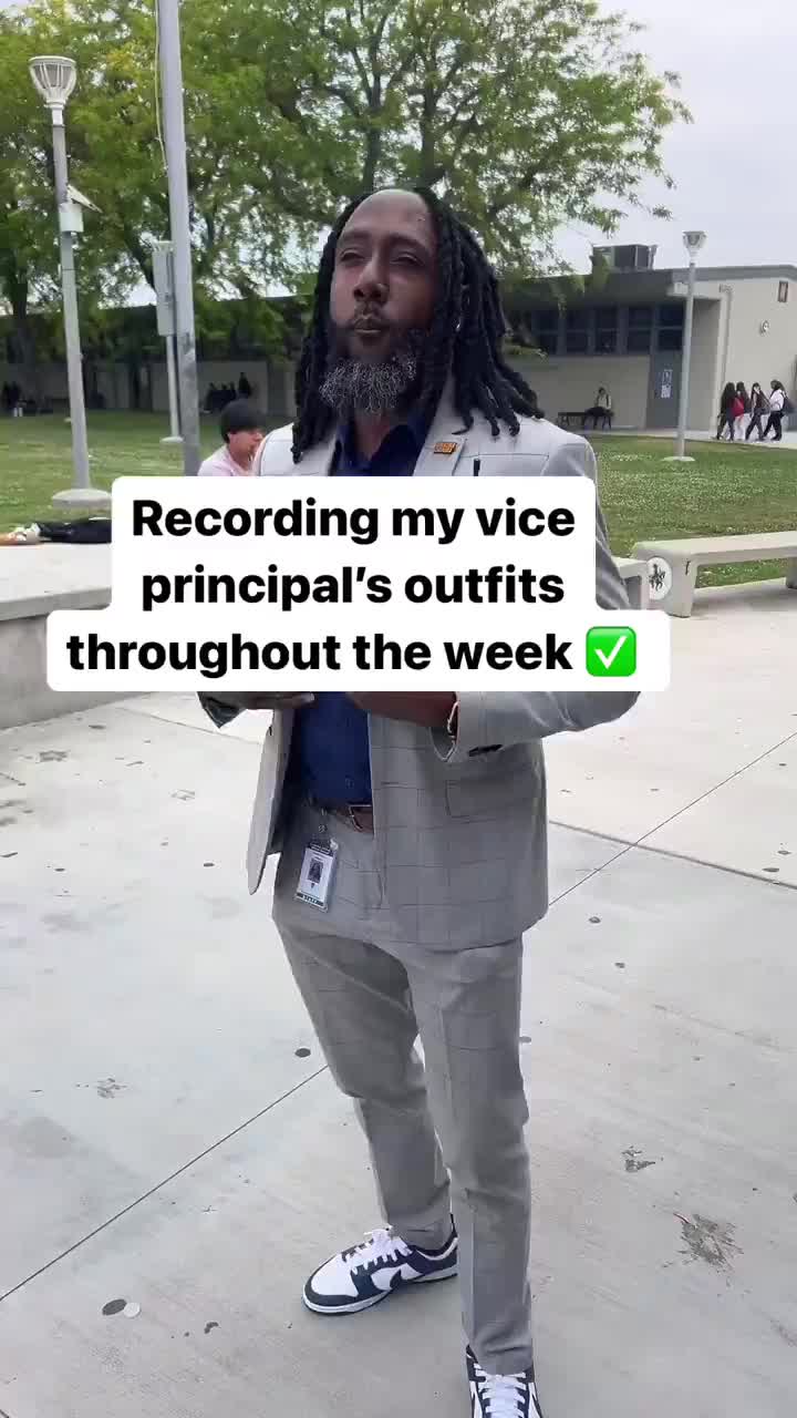 This Vice Principal is going crazy on the internet for his outfits at school