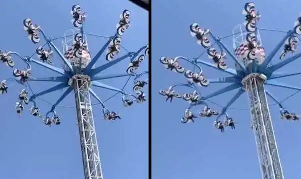 Theme Park Ride Malfunctions Leaving Passenger Spinning