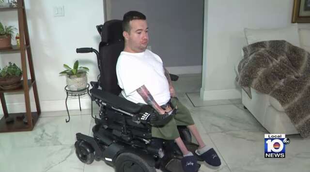 Quadriplegic Charged With Battery After Striking Cop With Wheelchair