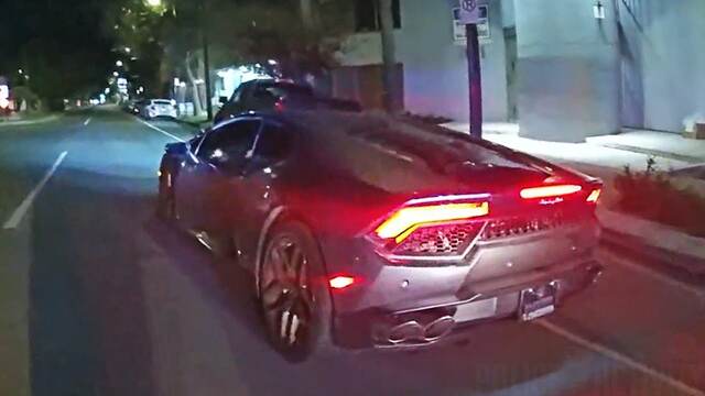 Driver In Stolen Lamborghini Huracan Crashes During High-Speed Police Pursuit In Los Angeles