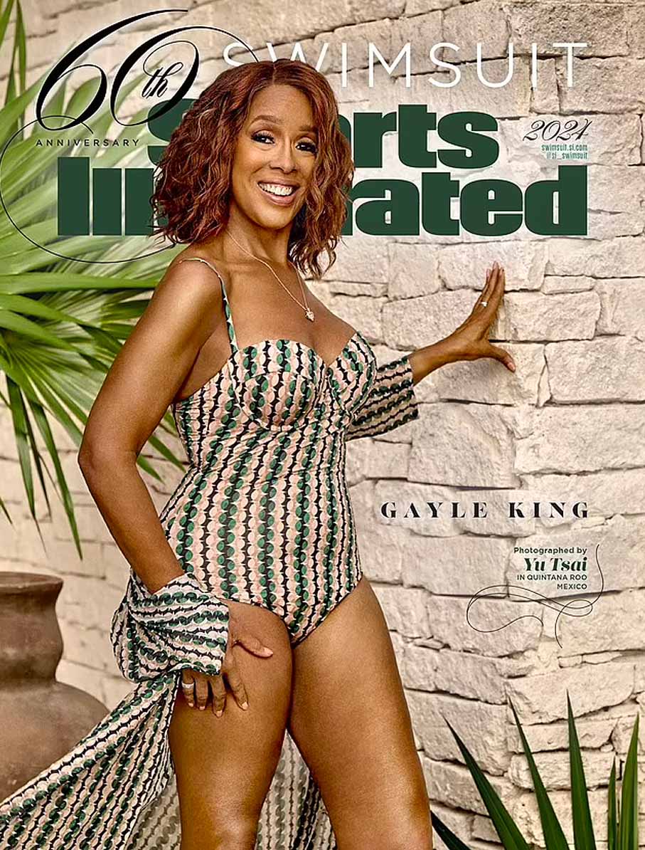 Gayle King, 69, Graces Sports Illustrated Swimsuit Cover