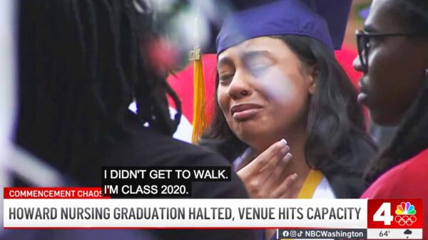 Nursing students in tears after Howard University shut down graduation