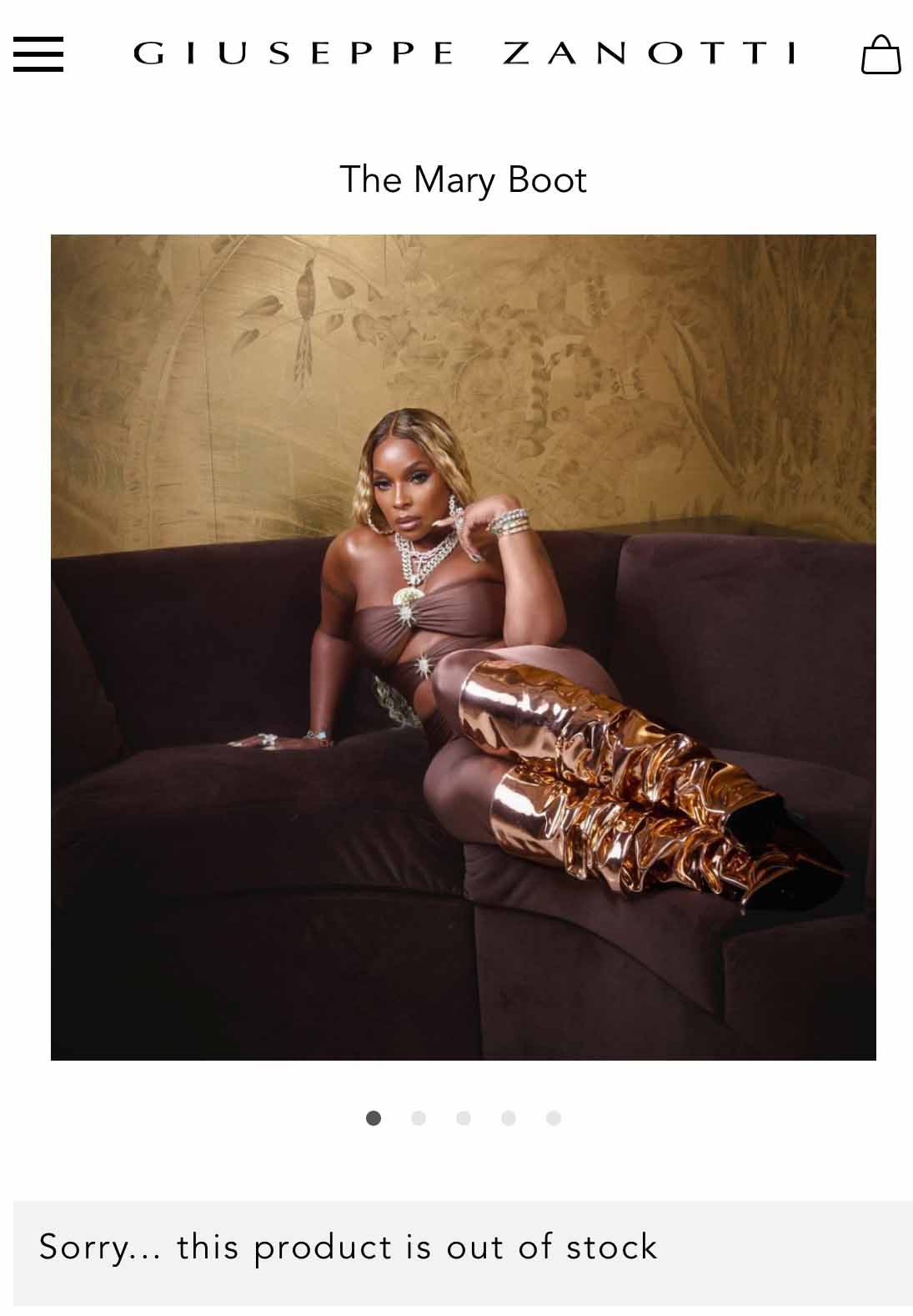 Mary J. Blige’s ,300 Giuseppe Zanotti boots are sold out