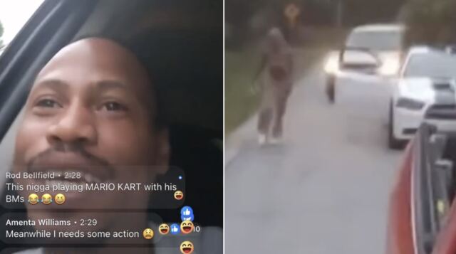 Man Films Himself Getting Chased By 2 Of His Baby Mamas While In The Car With Another Baby Mama