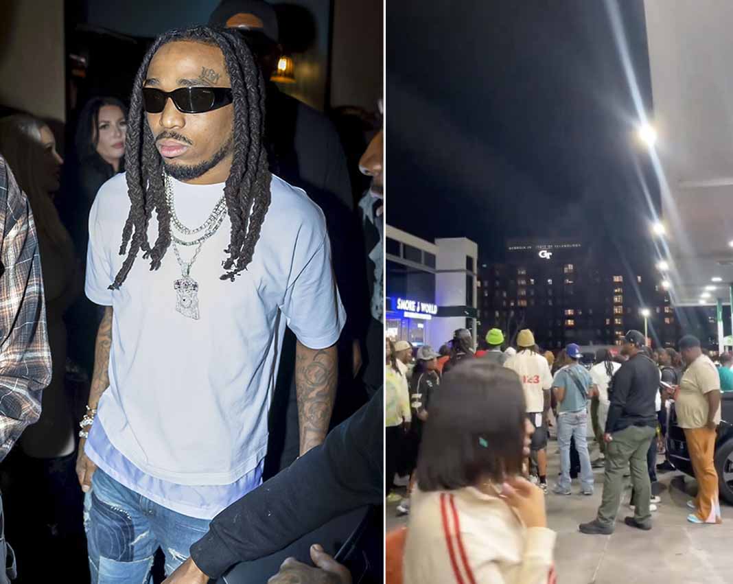 Quavo opens nightclub at a gas station in Atlanta