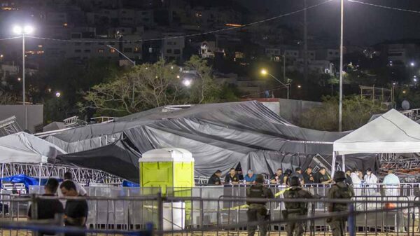 9 dead, 54 injured when stage collapses at political event