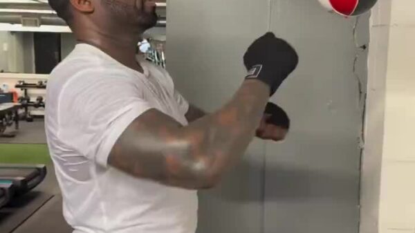 50 Cent’s First Day back Training