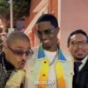 Christian Combs says Diddy is good, while Diddy’s other son, Justin Combs, remained silent when asked about their father, as both were spotted in Los Angeles following their teenage sister Chance’s high school graduation ceremony.