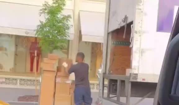 FedEx driver fired after UFC president Dana White films him chucking packages into a truck.