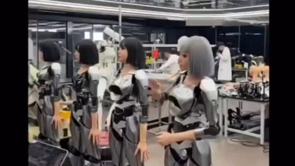 Robotics Company in China is working on making human-like robots in their factory