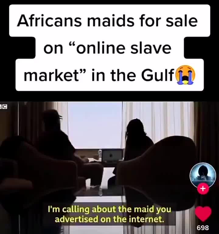 Africans maids for sale on "online slave market" in the Gulf using mobile apps