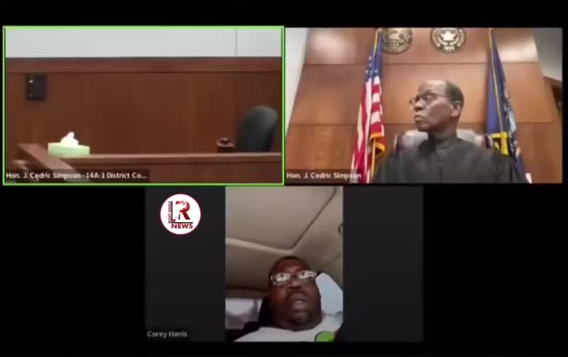 A man with a suspended license joined his court Zoom call while driving, shocking the judge and his legal team