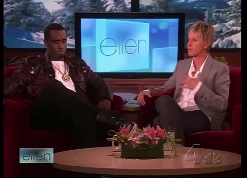 2009 of Diddy's appearance on the Ellen show, when he gave his take on Chris Brown assaulting Rihanna, a month right after it happened