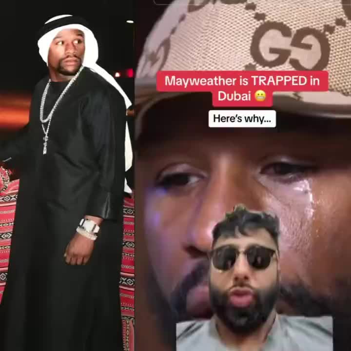 Floyd Mayweather is being held in Dubai because….