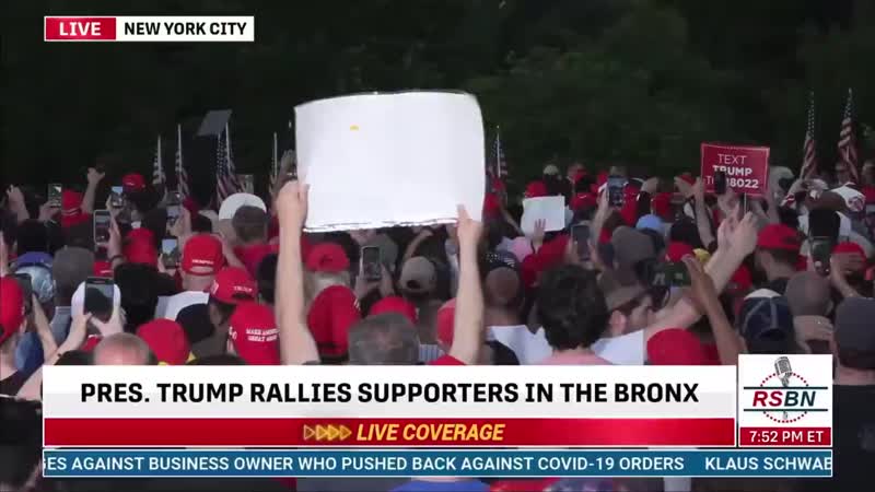 Donald Trump brings out NY drill rappers Sheff G & Sleepy Hallow to speak at his rally