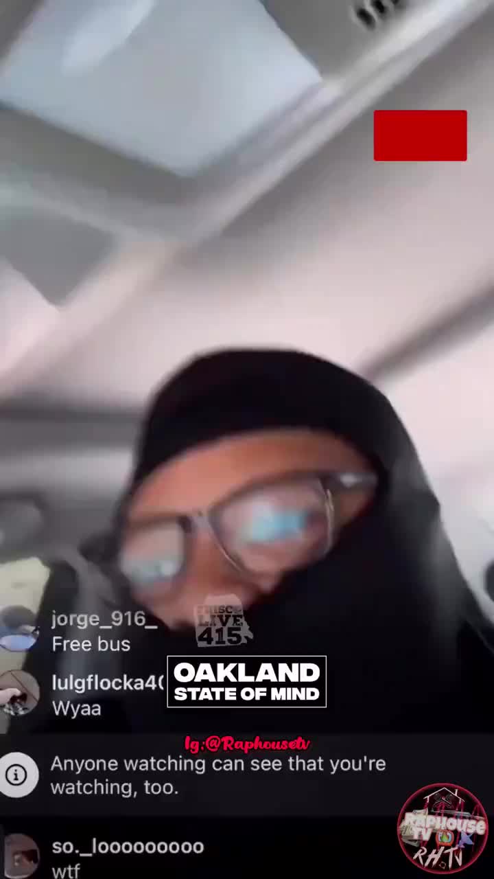 Alleged Car Thief Live-Streamed Himself on Instagram Live In The Middle Of A Police Chase Through The Streets Of San Francisco