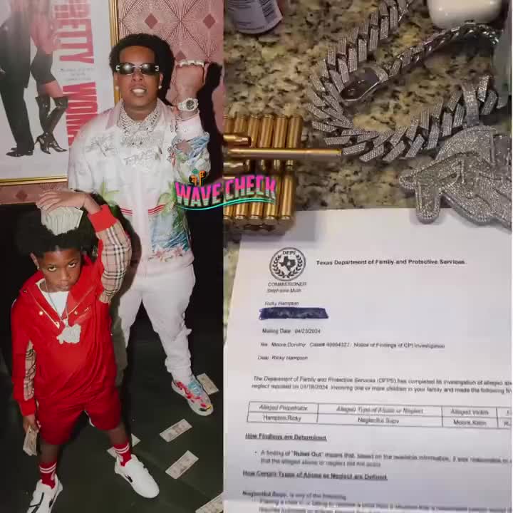 Finesse2Tymes shows paperwork Child Protective Services