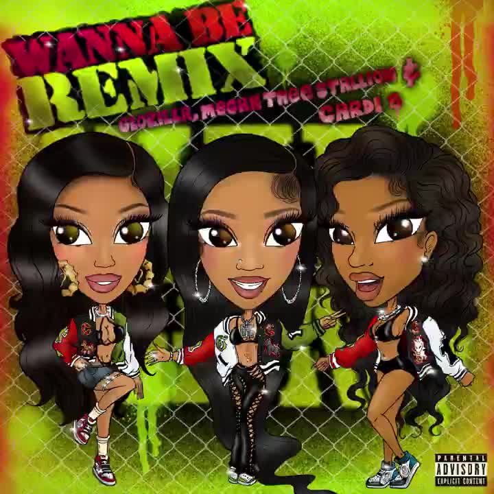 Glorilla & Meg Thee Stallion grab Cardi B for the “Wanna Be” remix