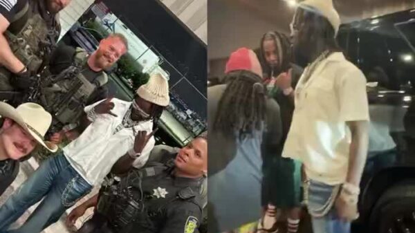 Chief Keef is moving like the President with military presence after coming back to Chicago