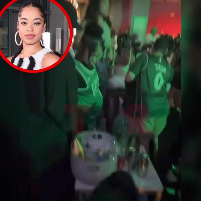 Ella Mai pregnant and celebrating Jayson Tatum and the Celtics win