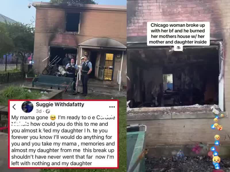 Chicago man allegedly set fire to his ex-girlfriend’s house after she broke up with him, with her daughter and mother inside