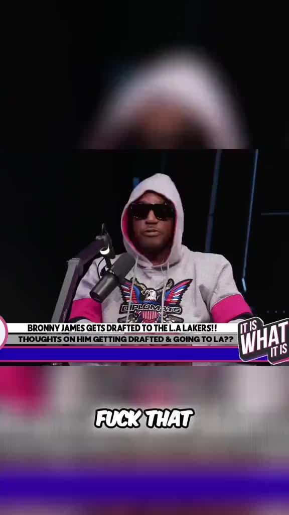 Cam’ron Take On Bronny Being Drafted To The Lakers