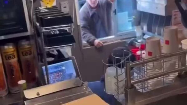 Customer loses it at McDonald’s drive thru window