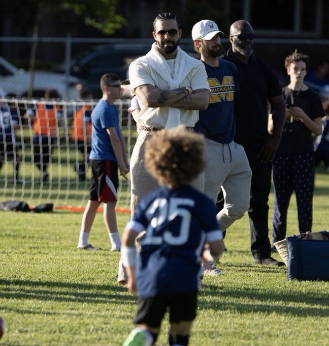 Drake shares picture at Adonis’ soccer game