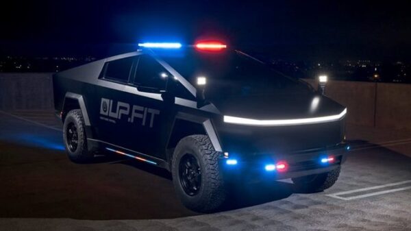 California now has the world’s first Tesla Cybertruck police vehicle