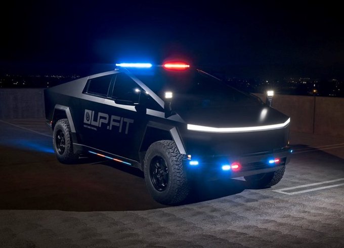 California now has the world’s first Tesla Cybertruck police vehicle