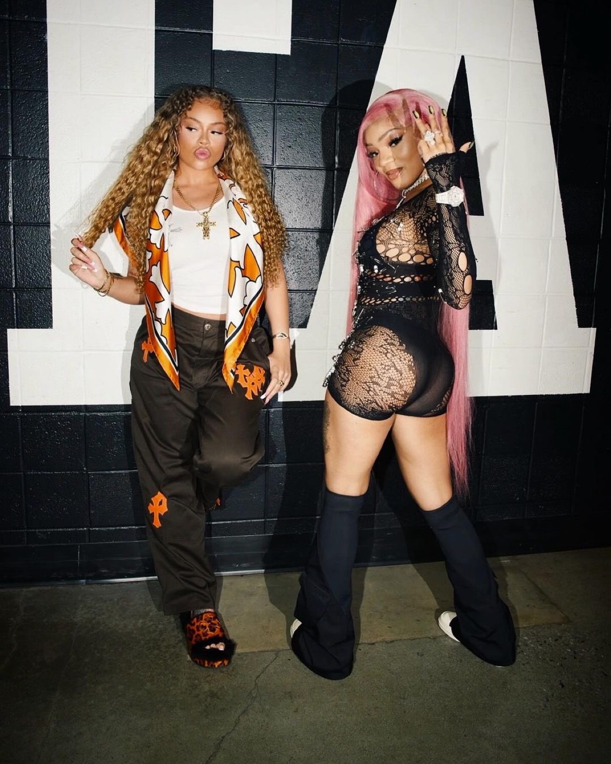 Latto & Glorilla in Atlanta at the Hot Girl Tour