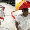 Old photo of Diddy at the NBA Dunk contest in 2012 has resurfaced