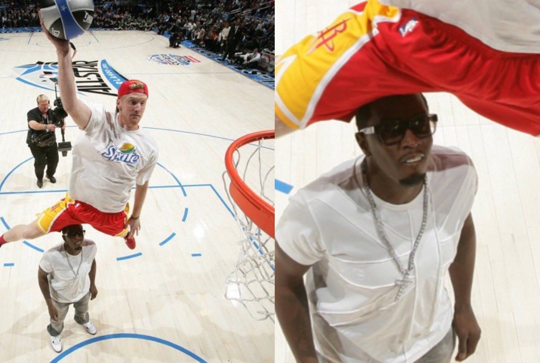 Old photo of Diddy at the NBA Dunk contest in 2012 has resurfaced