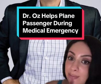 Dr. Oz Helps Plane Passenger Mid-Flight During Medical Emergency