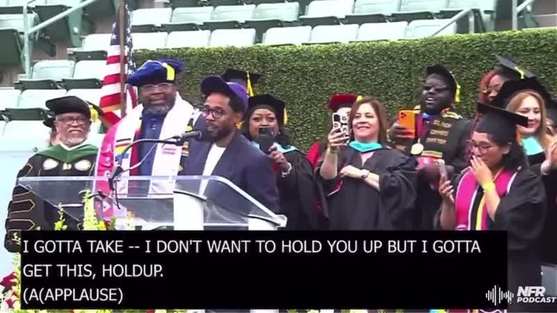 Kendrick Lamar just gave a surprise speech at Compton College’s graduation ceremony