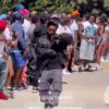 Kendrick Lamar seen filming at Compton for the “Not Like Us” music video