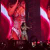 Megan Thee Stallion performing her verse on “Sunday Service (Remix)” at the HotGirlSummerTour in Atlanta