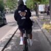 Pro skateboarder Tyshawn Jones was kicked off his bike by a stranger while cruising around Paris